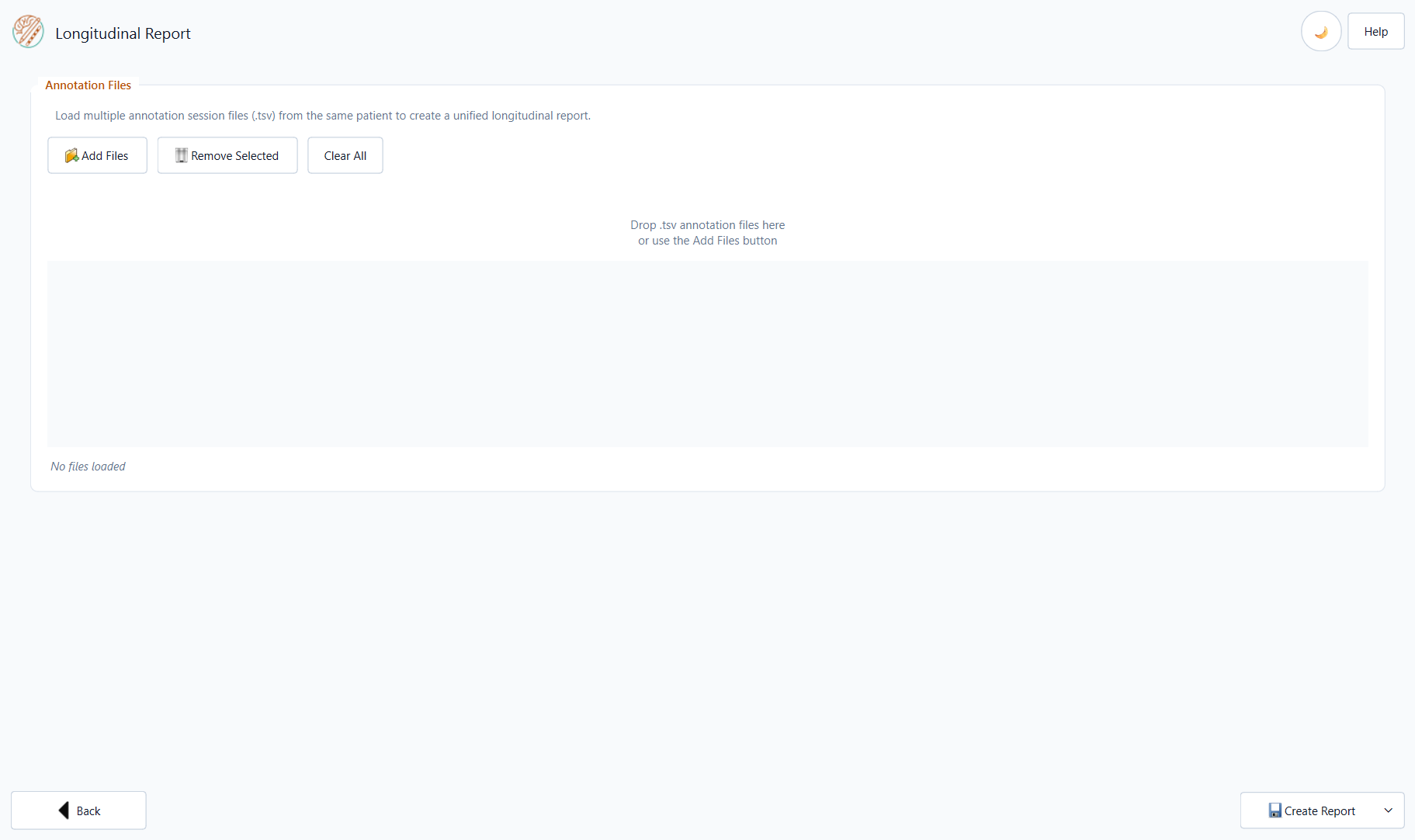 Longitudinal file view